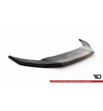 Cup Spoilerlippe Front Ansatz V.1 für VW Arteon R-Line schwarz Hochglanz