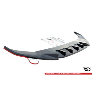 Cup Spoilerlippe Front Ansatz V.1 für VW Arteon R-Line schwarz Hochglanz