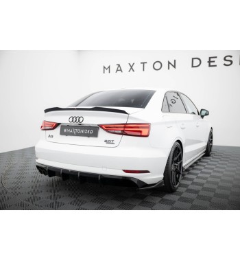 Heckansatz Audi A3 Sedan 8V Facelift (Version mit einseitigem Doppelauspuffendrohr)