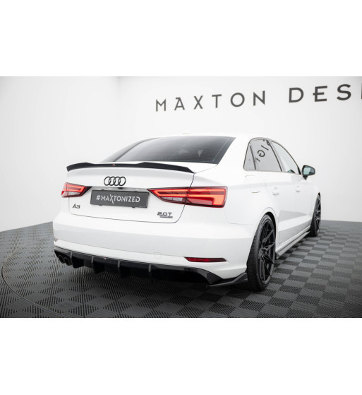 Heckansatz Audi A3 Sedan 8V Facelift (Version mit einseitigem Doppelauspuffendrohr)