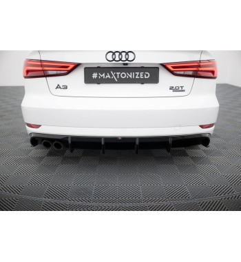 Heckansatz Audi A3 Sedan 8V Facelift (Version mit einseitigem Doppelauspuffendrohr)