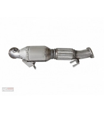 HJS 2,75" ECE Downpipe incl. 200cells catalyst for Ford Focus II