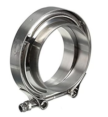 V-band set 3 "/ 76mm (autocentrante, acciaio inossidabile)