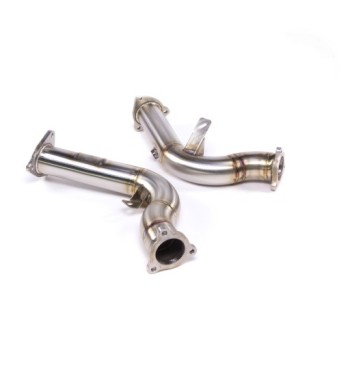 Audi S4 S5 A5 A6 A7 A8 Q5 SQ5 3.0 TFSI downpipe con e senza isolamento termico