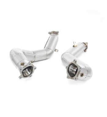 Audi 4.0 TFSI Downpipe with or without heat insulation