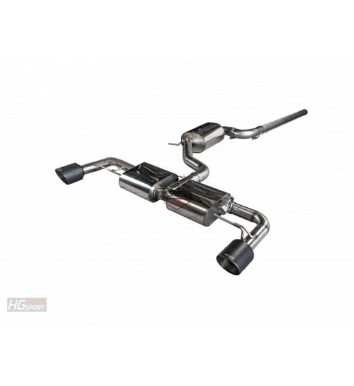 EGO-X 3" catback exhaust for VW Golf MK6 GTI models