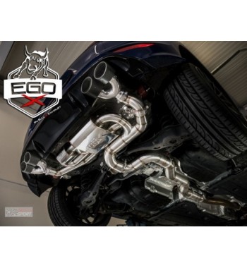 Impianto Bull-X Ego-X 3" (76mm) da cat per VW Golf 7 R