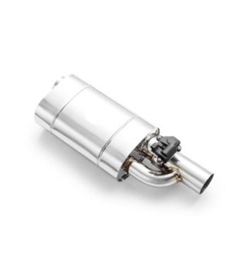 3" / 2.5" Universal Stainless Steel Exhaust Muffler with Flap