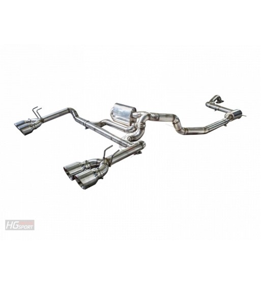 EGO-X 3,5"/89mm da cat per Honda Civic Type R