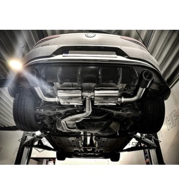 EGO-X EWG Abgasanlage 3" für VW Golf 7 GTI Perf. OPF + TCR u. Cupra 290 OPF