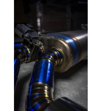 Titanium exhaust system Golf 7R/Audi S3 8V