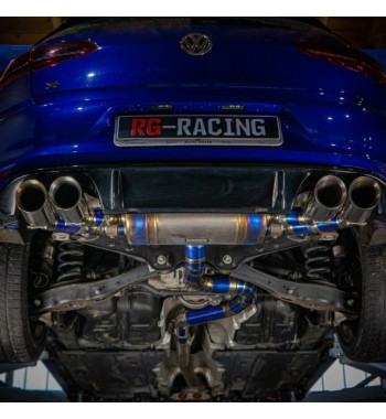 Titanium exhaust system Golf 7R/Audi S3 8V