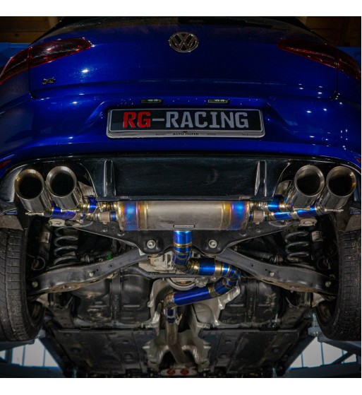 Titanium exhaust system Golf 7R/Audi S3 8V