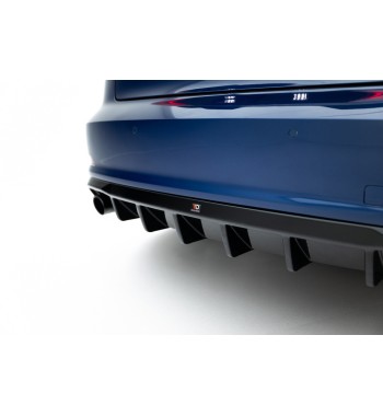Diffusore Posteriore per Audi A3 Sedan 8V (Versione con terminali di scarico singoli su entrambi i lati)