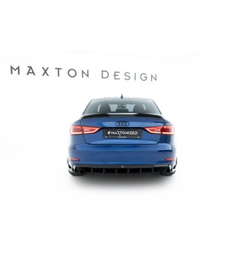 Heckansatz Audi A3 Sedan 8V (Ausführung mit einseitigem Doppelauspuffendrohr)