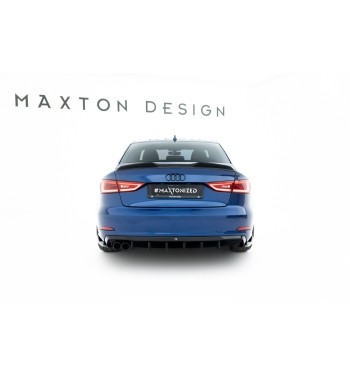 Heckansatz Audi A3 Sedan 8V (Version mit einseitigem Doppelauspuffendrohr)