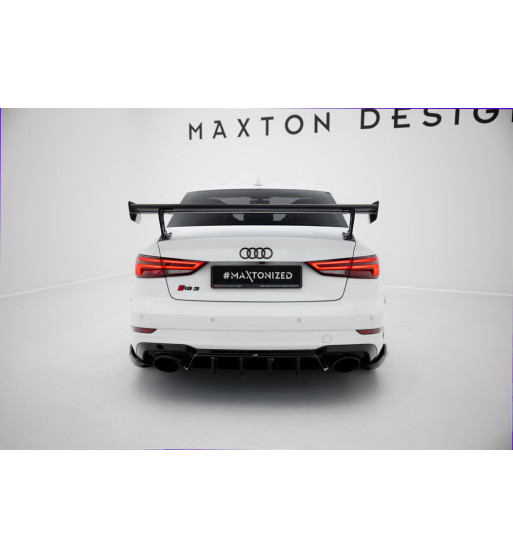 Carbon-Spoiler mit externen Halterungen für Audi A3 / A3 S-Line / S3 / RS3 Limousine 8V / 8V Facelift