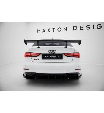 Carbon-Spoiler mit internen Halterungen für Audi A3 / A3 S-Line / S3 / RS3 Limousine 8V / 8V Facelift