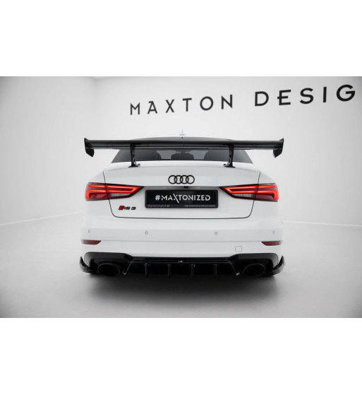 Carbon-Spoiler mit internen Halterungen für Audi A3 / A3 S-Line / S3 / RS3 Limousine 8V / 8V Facelift